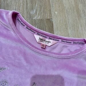 Juicy Couture Lavender Velour Tee